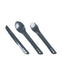 Ellipse Cutlery Set, Graphite - Life Venture