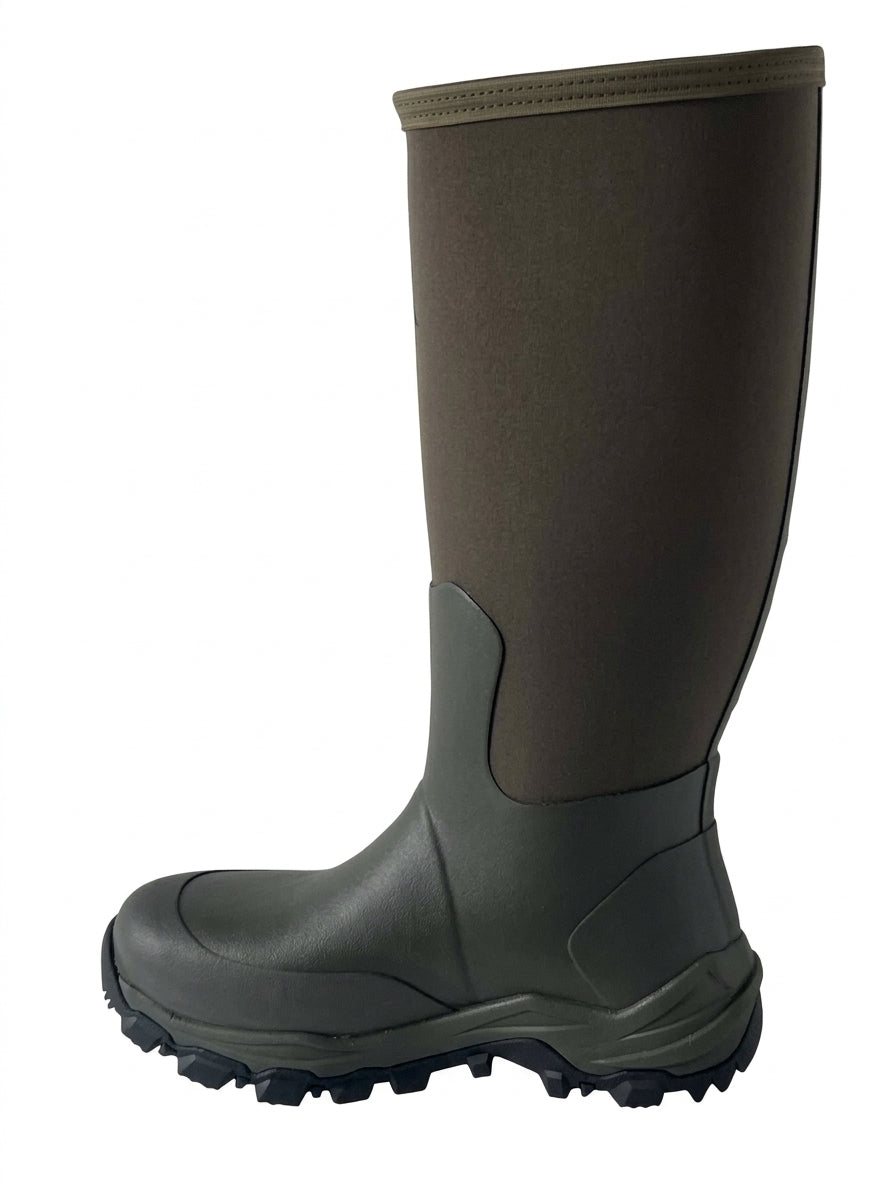 Stambecco Leopard 18" Fold Down Gummistiefel