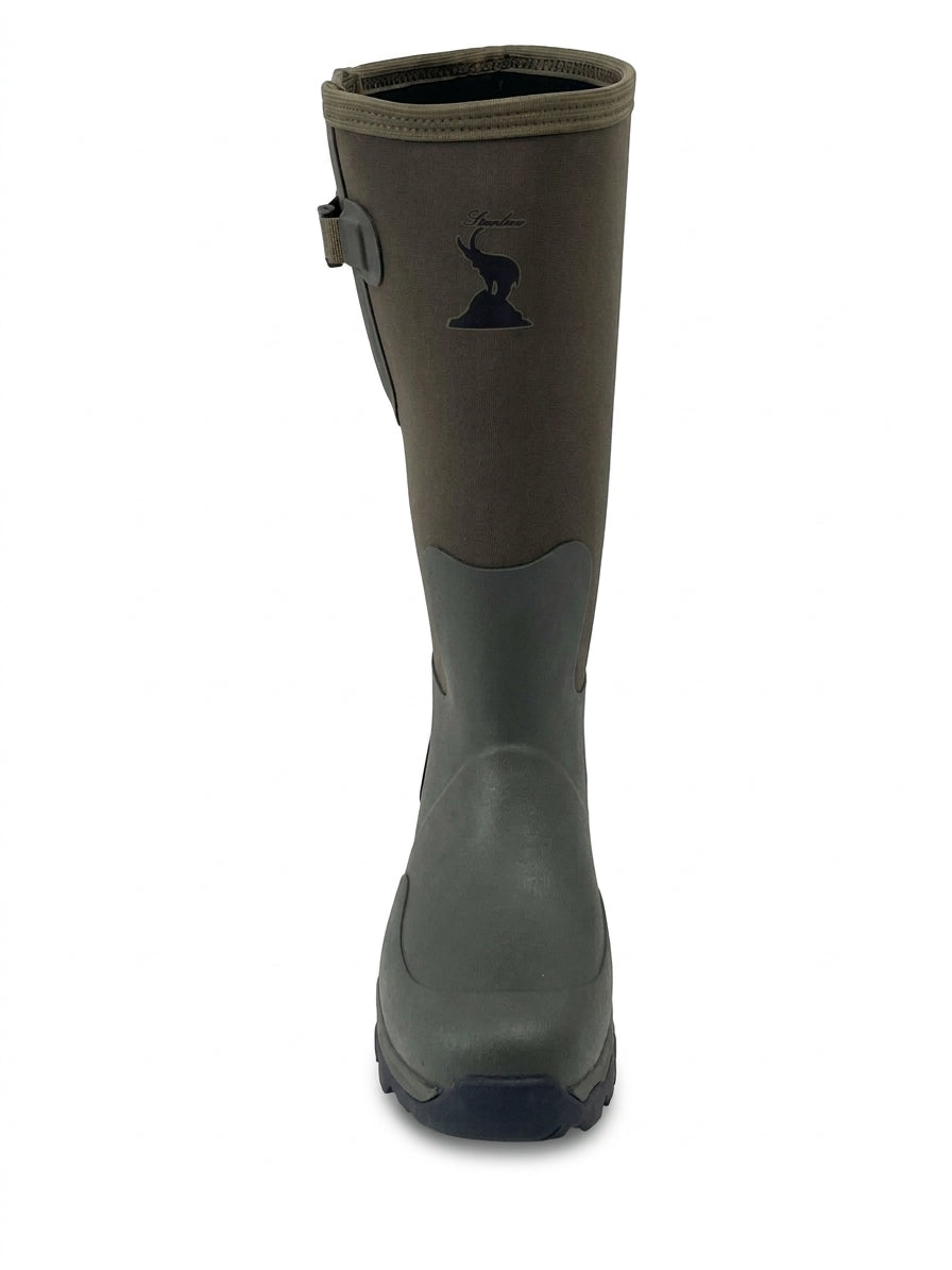 Stambecco Leopard 18" Fold Down Gummistiefel