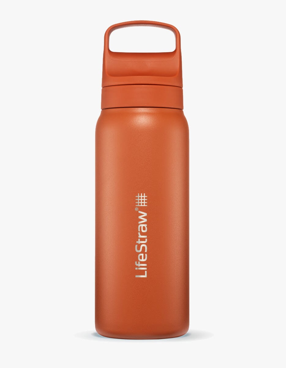 Go 2.0 Edelstahl Wasserfilterflasche Kyoto Orange / 700 ML - LifeStraw