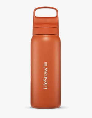 Go 2.0 Edelstahl Wasserfilterflasche Kyoto Orange / 700 ML - LifeStraw
