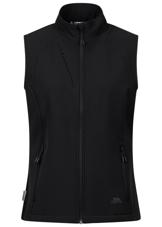 Mahall Female Softshell Gilet - Black - Trespass