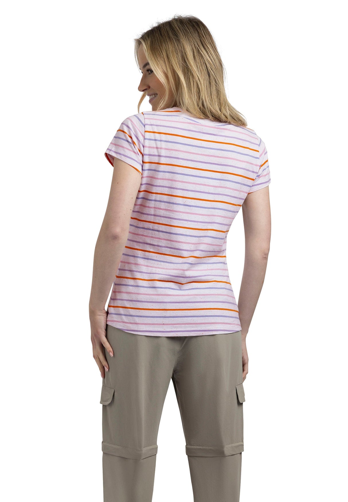 Michaela - White Multi Stripe - Trespass
