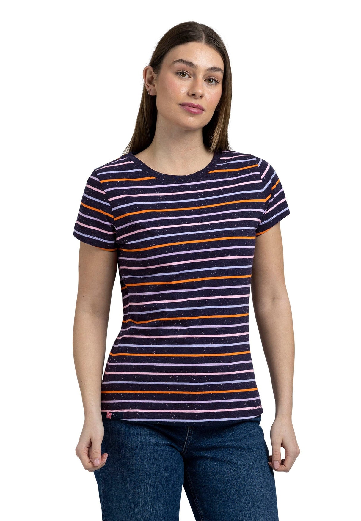 Michaela - Navy Multi Stripe - Trespass