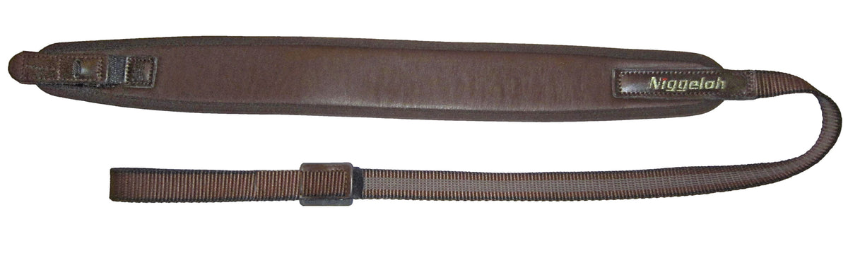 Gewehrriemen aus braunem Leder - Niggeloh