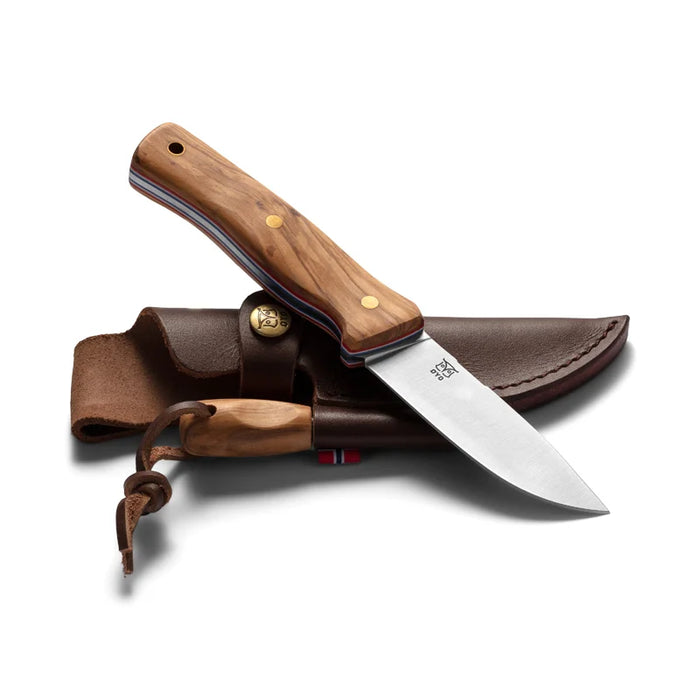 FEMUNDEN Messer + Feuerzeug mit Etui - Øyo