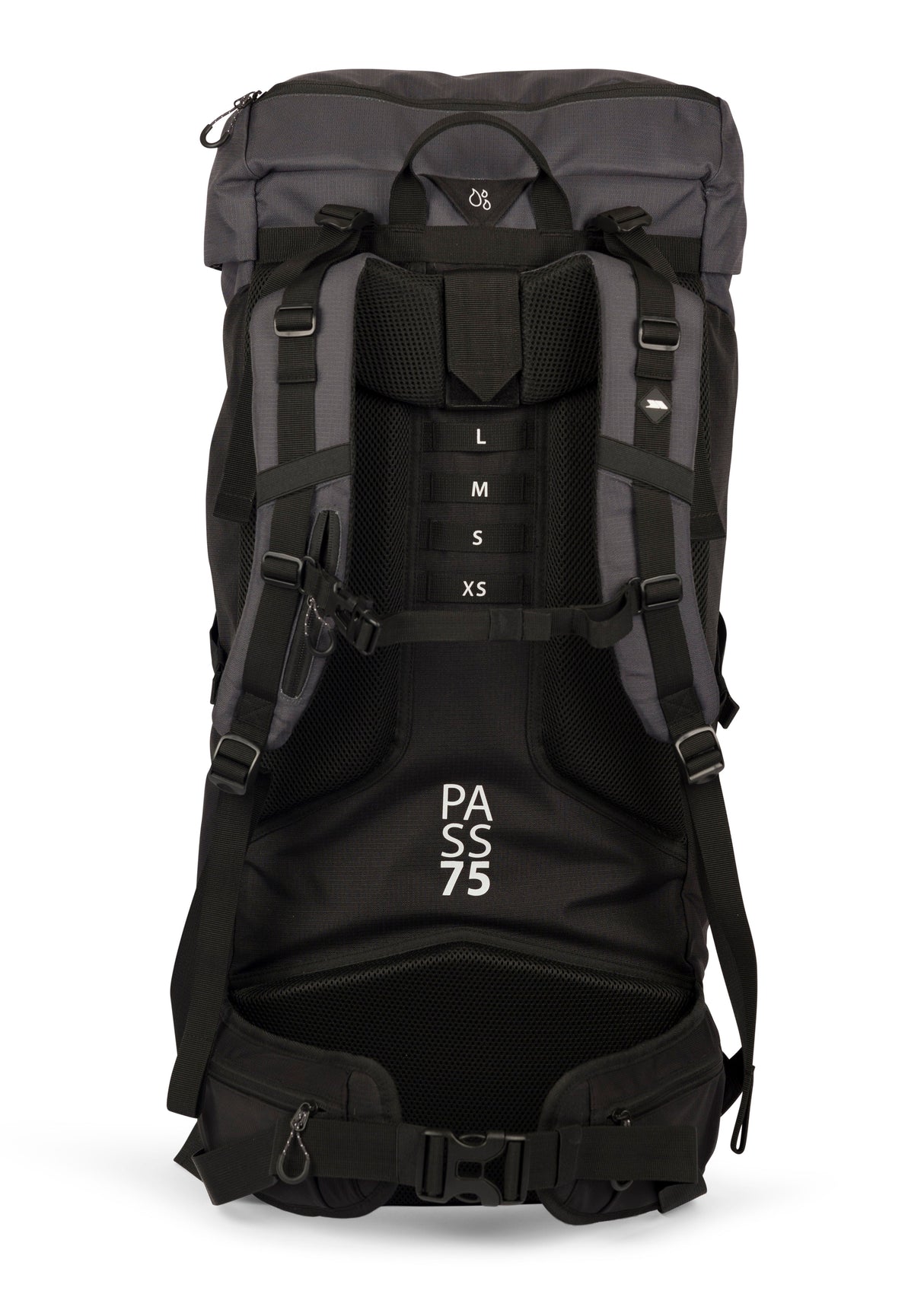 Pass 75 - Black / Dark Grey - Trespass