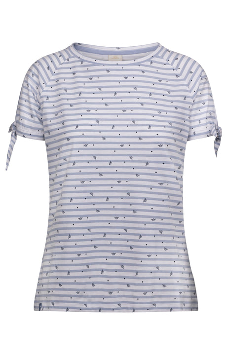 Penelope - Cool Blue Stripe Bee Print - Trespass