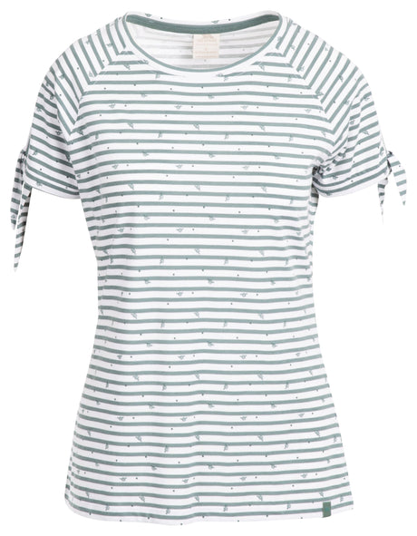 Penelope - Teal Mist Stripe Bee Print - Trespass