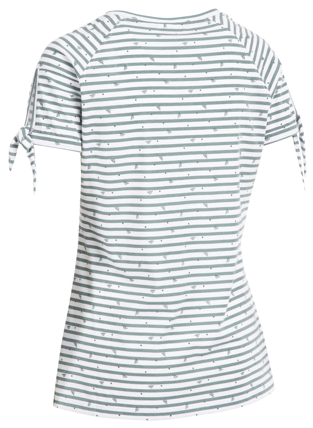 Penelope - Teal Mist Stripe Bee Print - Trespass