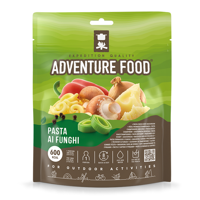 Pasta ai Funghi - Adventure Food