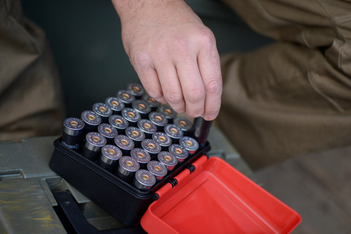 Schrotpatronenbox Kal. 16 für 25 Schuss – Plano