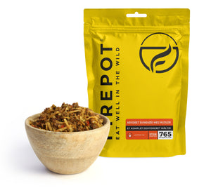 Krydret Svinekød med Nudler - XL - Firepot