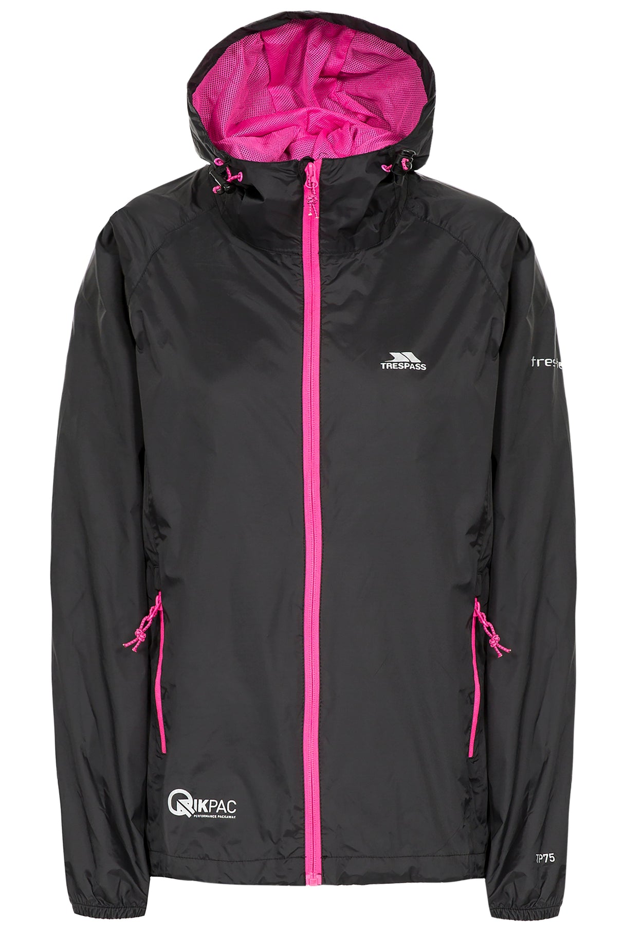 Qikpac Female Jkt - Black - Trespass