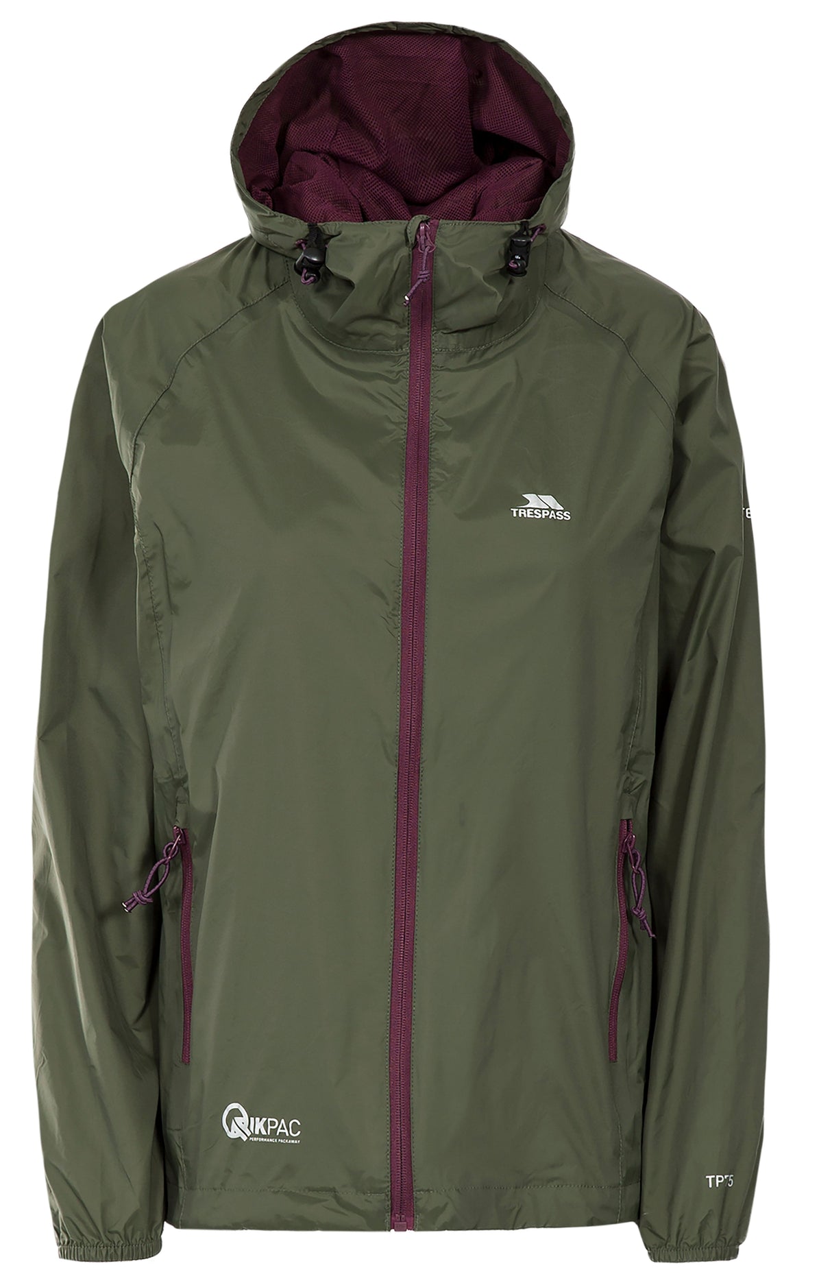 Qikpac Female Jkt - Moss - Trespass