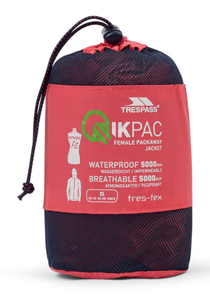 Qikpac Female Jkt - Peach Blush - Trespass