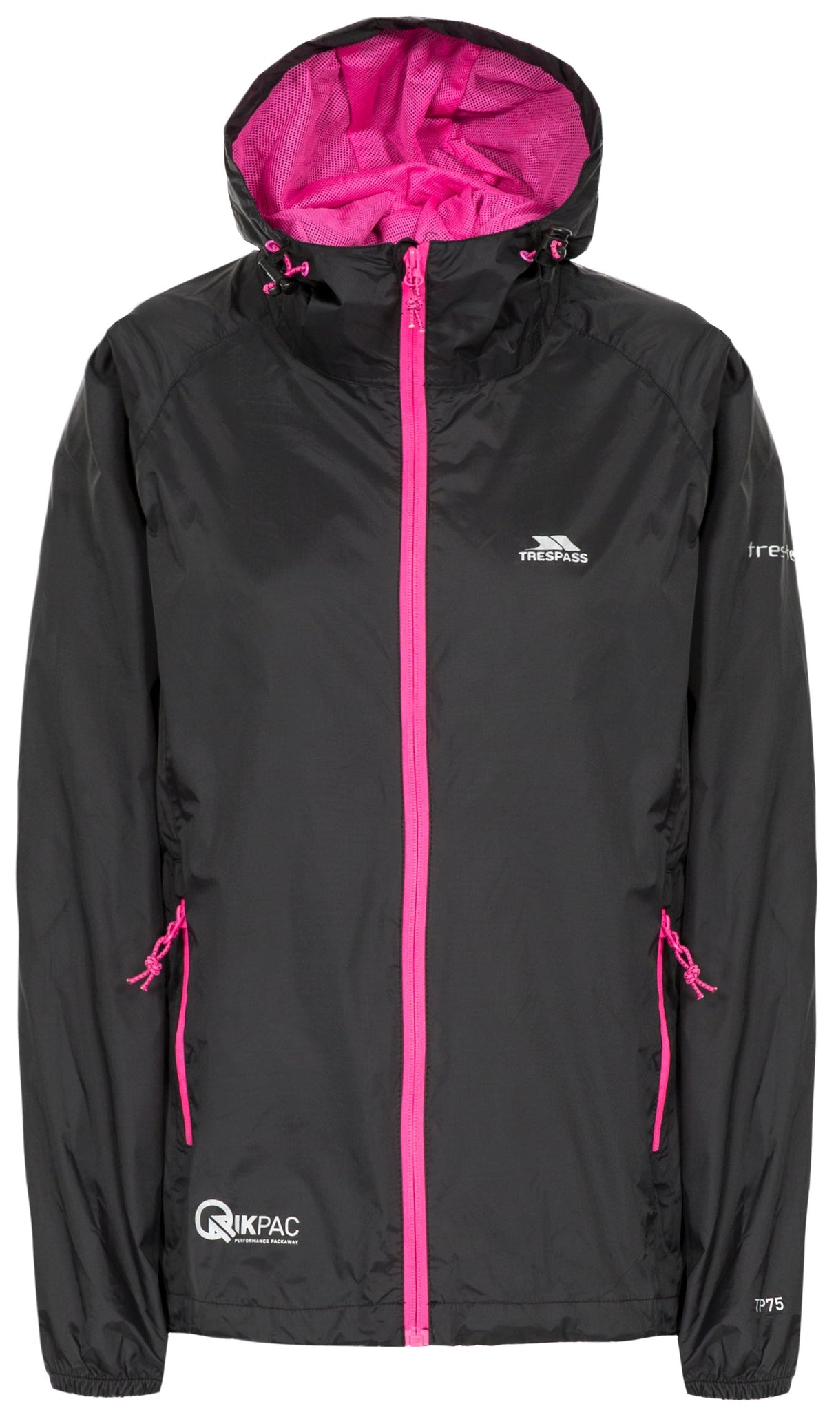 Qikpac Female Jkt - Black - Trespass