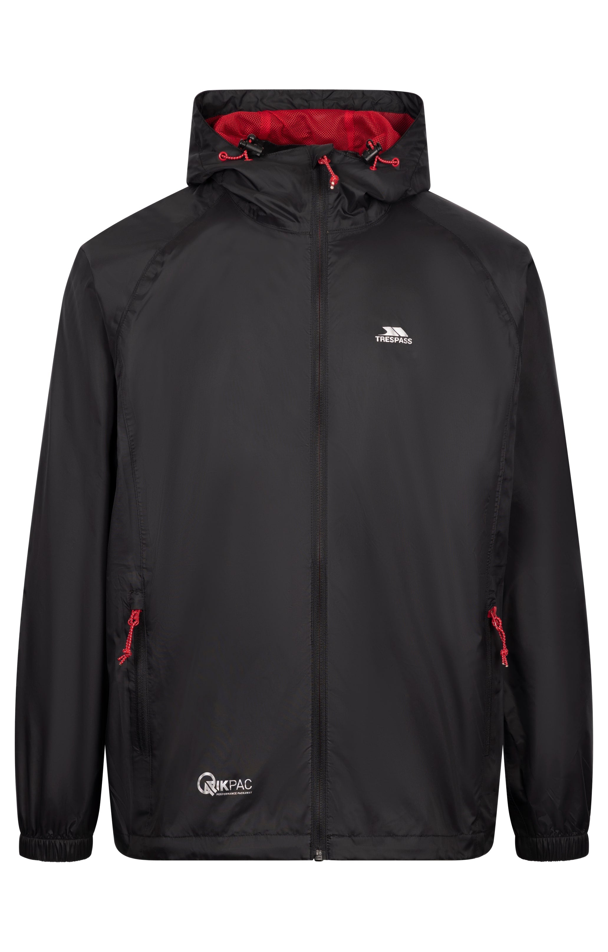 Qikpac Jacket - Black/red - Trespass