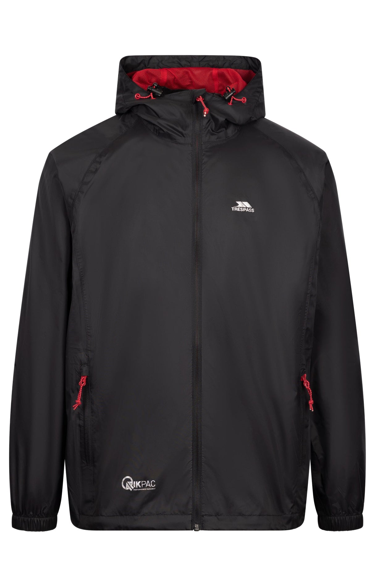 Qikpac Jacket - Black/red - Trespass