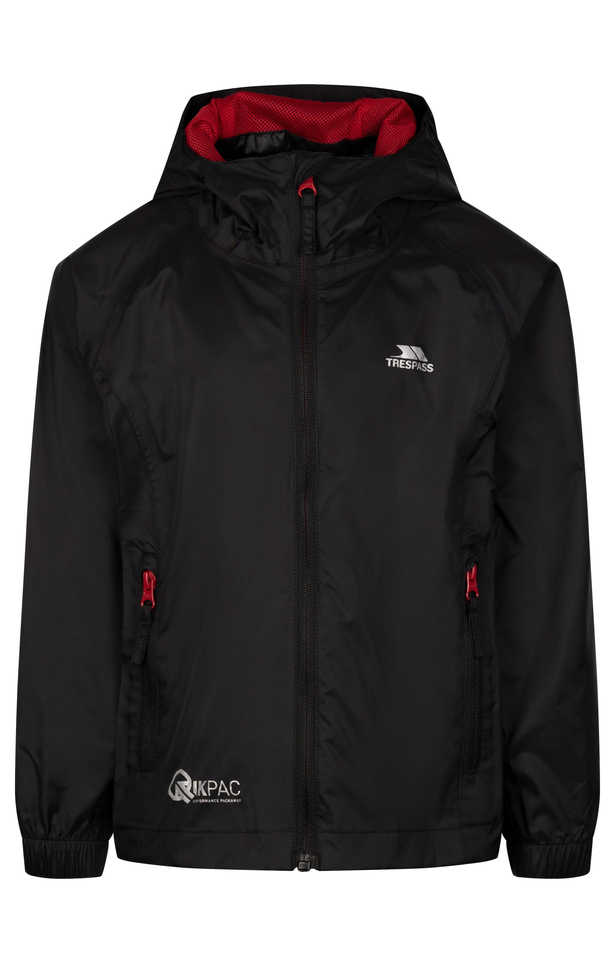 Qikpac Jacket - Black/red - Trespass