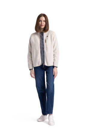 Quake- Female Fleece Jacket at300 - Ghost - Trespass
