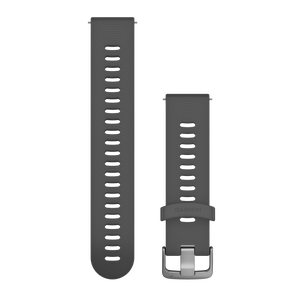 Quick Release remme (20 mm), Berry silikonerem, rustfrit stål hardware 2