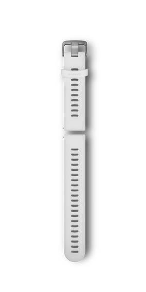 Quick Release remme (20 mm), Hvid, sort hardware 2