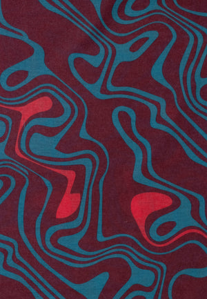 Rindell - Dark Cherry Print - Trespass