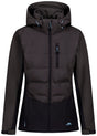 Scarlet- Female Hybrid Softshell Jkt - Charcoal - Trespass