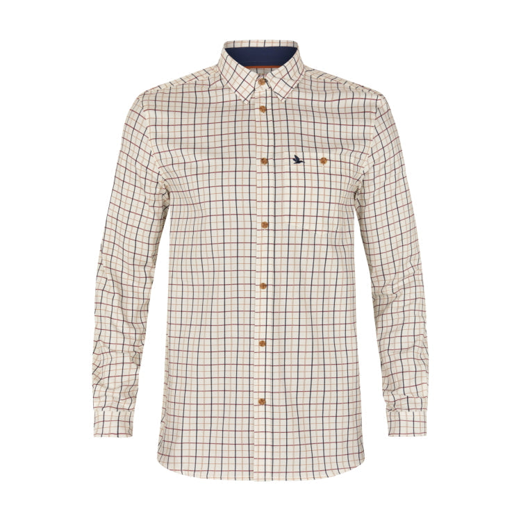 Oxford Schießhemd - Classic Blue/Merlot Check – Seeland