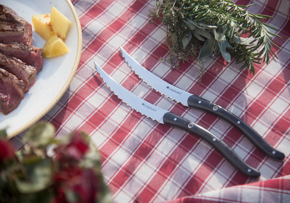 WAGYU Steakmesser Dunkles Holz - Legnoart