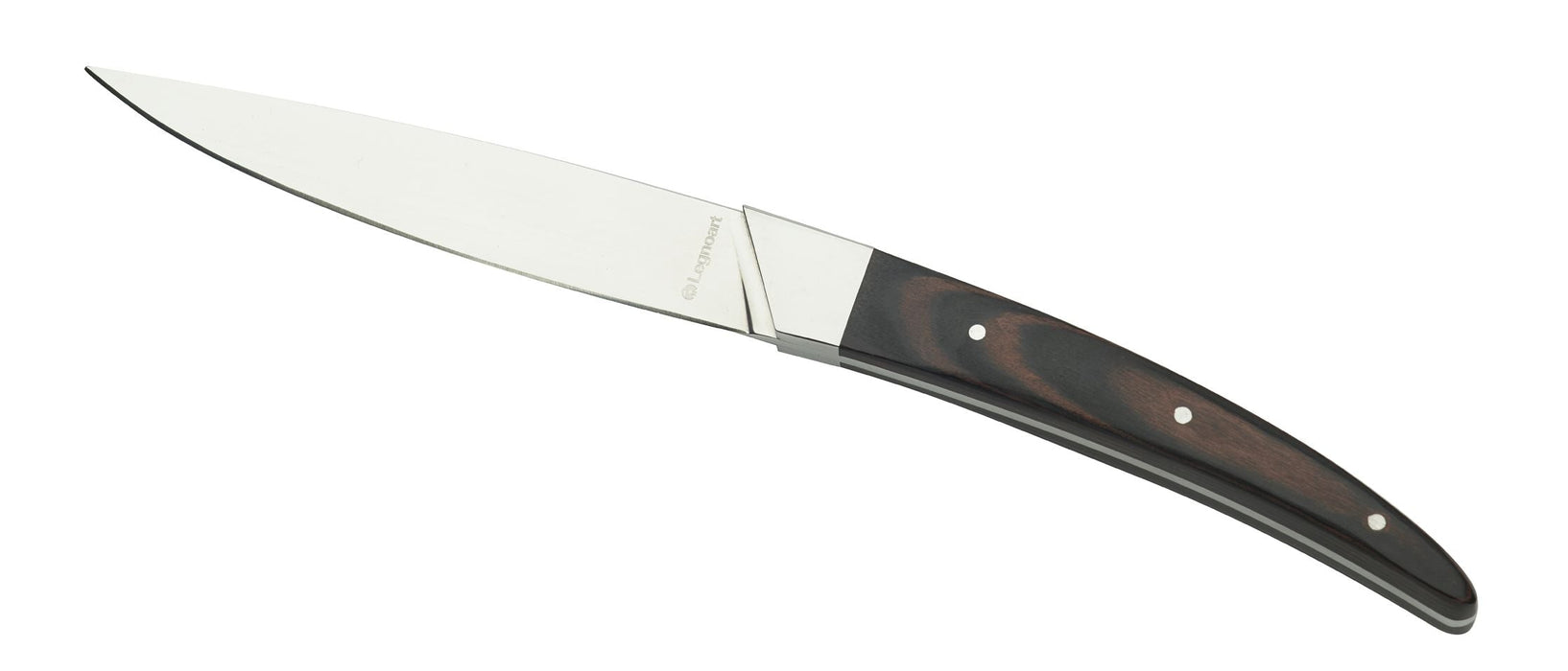 PORTERHOUSE Steakmesser-Set (4) mit dunklem Griff - Legnoart