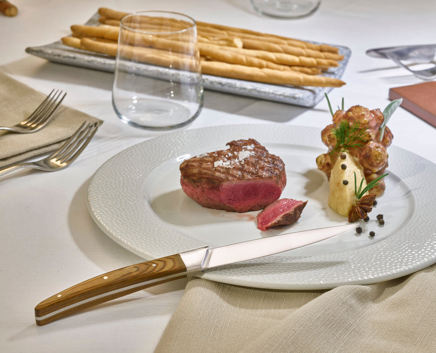 PORTERHOUSE Steakmesser Set (4) mit hellem Griff - Legnoart