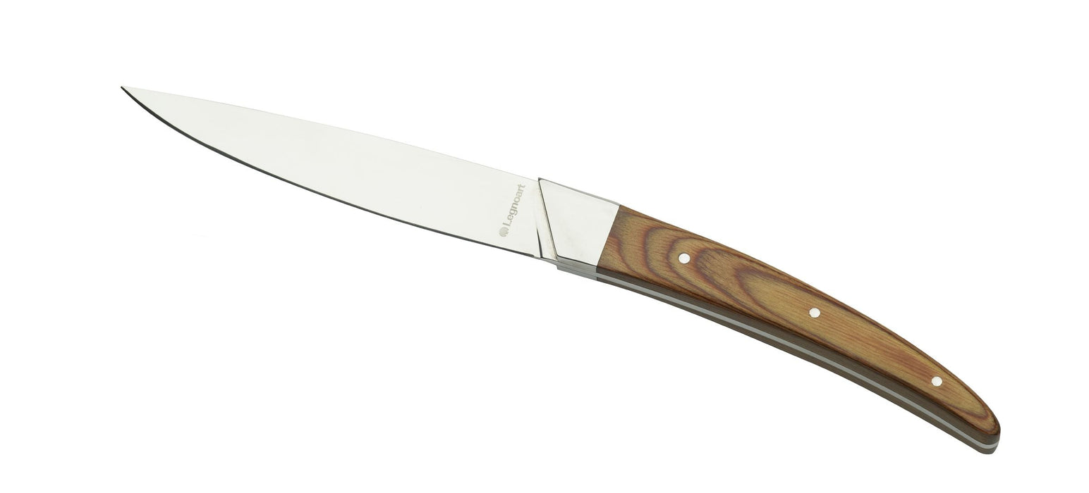 Legnoart PORTERHOUSE Steakmesserset (4) – heller Griff