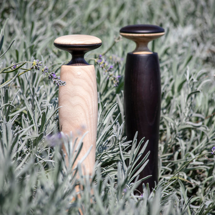 HERCULES Salz-/Pfeffer-Keramikmühle - Medium - Dunkle Esche - Legnoart
