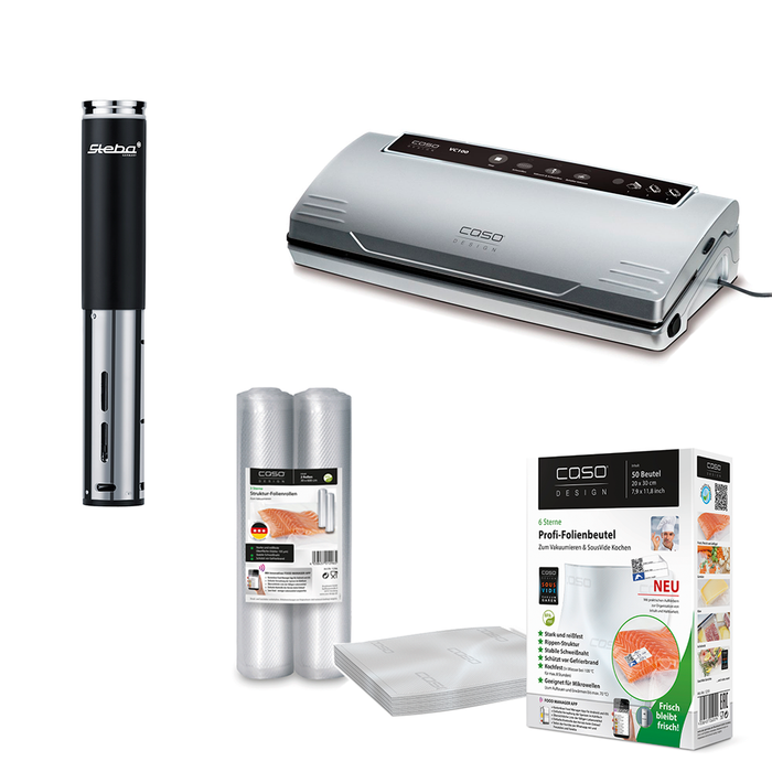 Sous-Vide-Set STSV60 + CS1380 + Folie