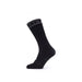 Scoulton WP Warm Wt. Mid Sock w. Hydrost - Sealskinz - Black/Grey