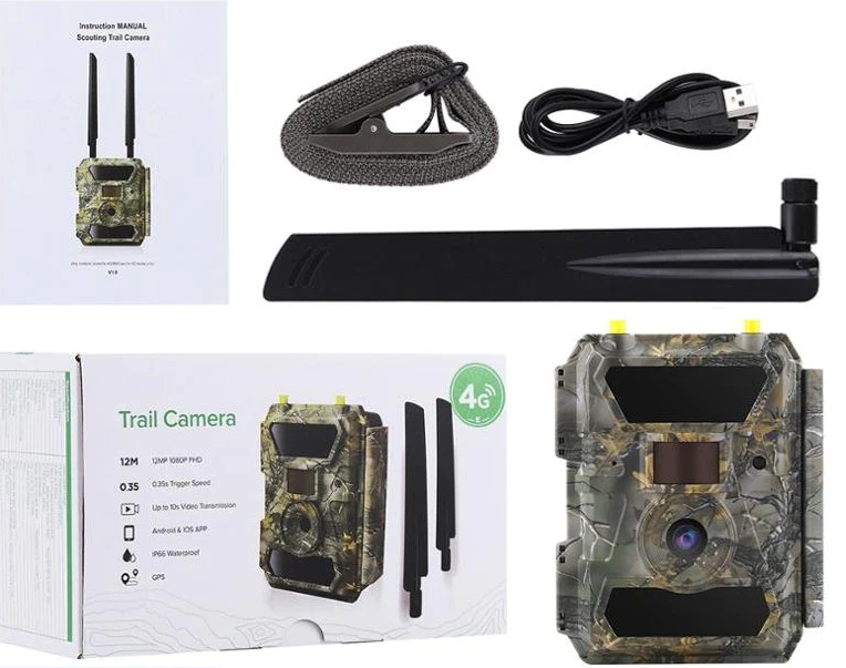 4G Wildkamera mit Solarzelle - Nieload