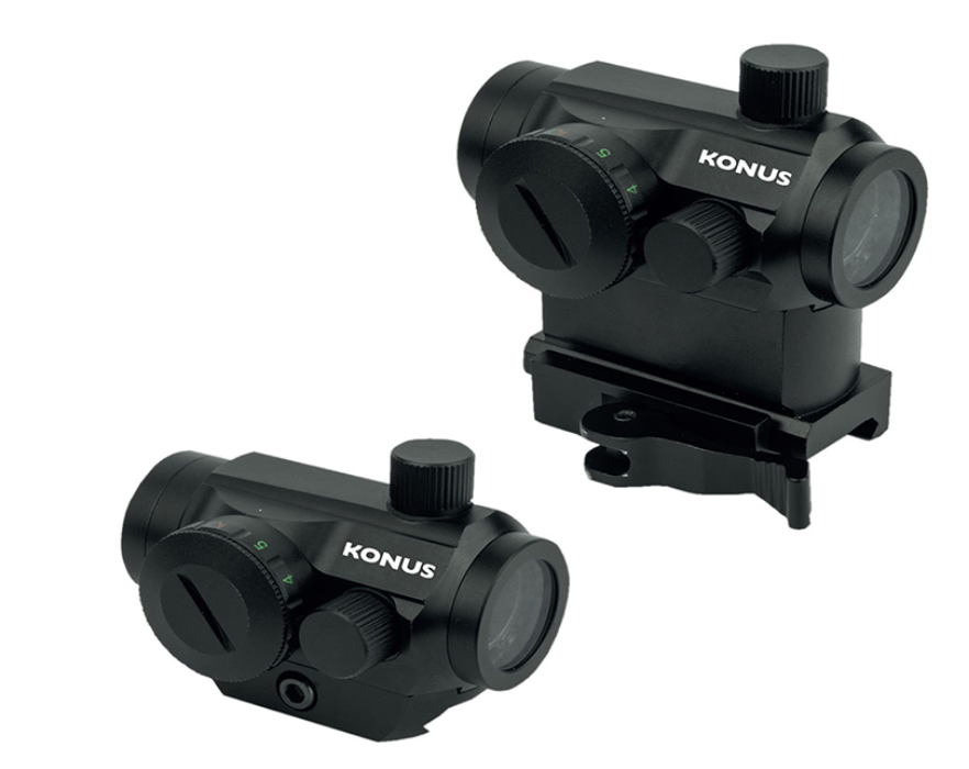 Nuclear - 1x22 Rot/Grün Punktvisier QR-Adapter - Konus