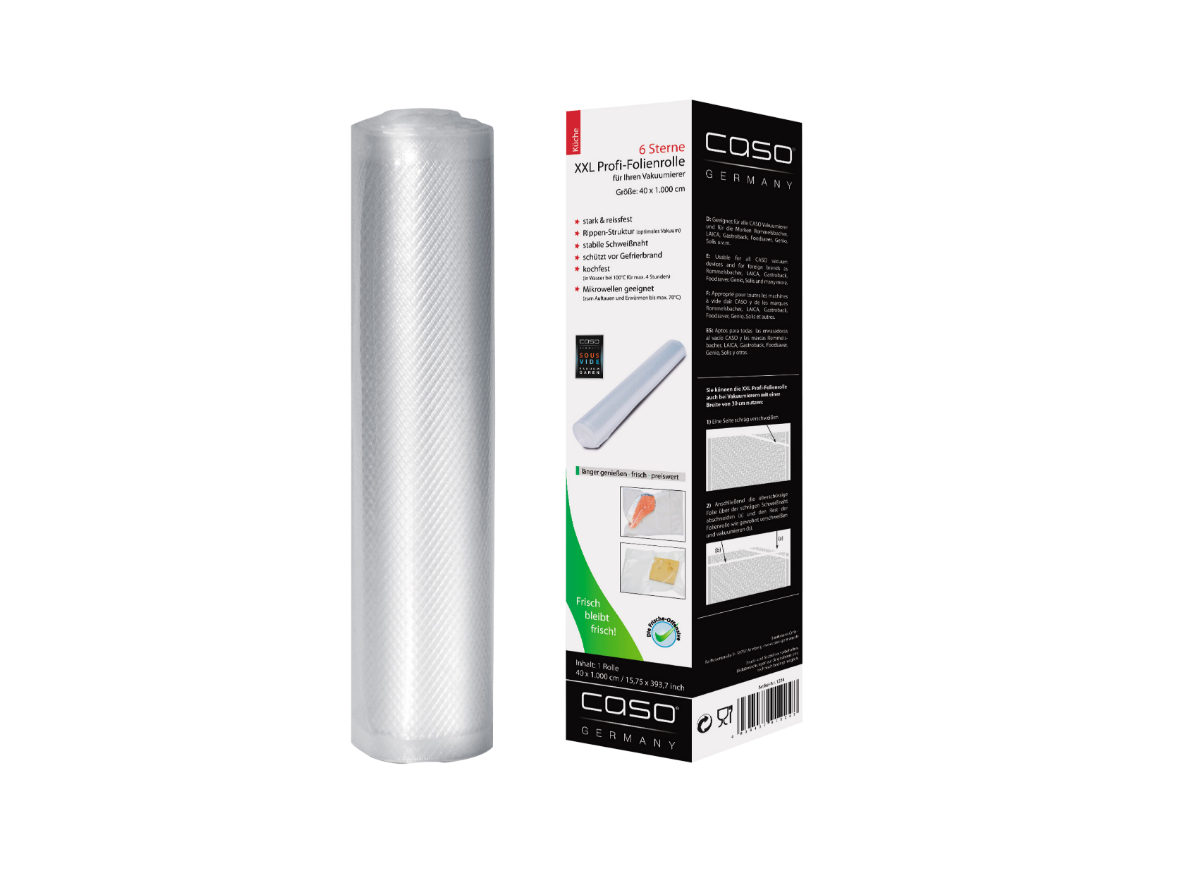Folienrolle 40x1000cm 1Stk - 150 my – Caso