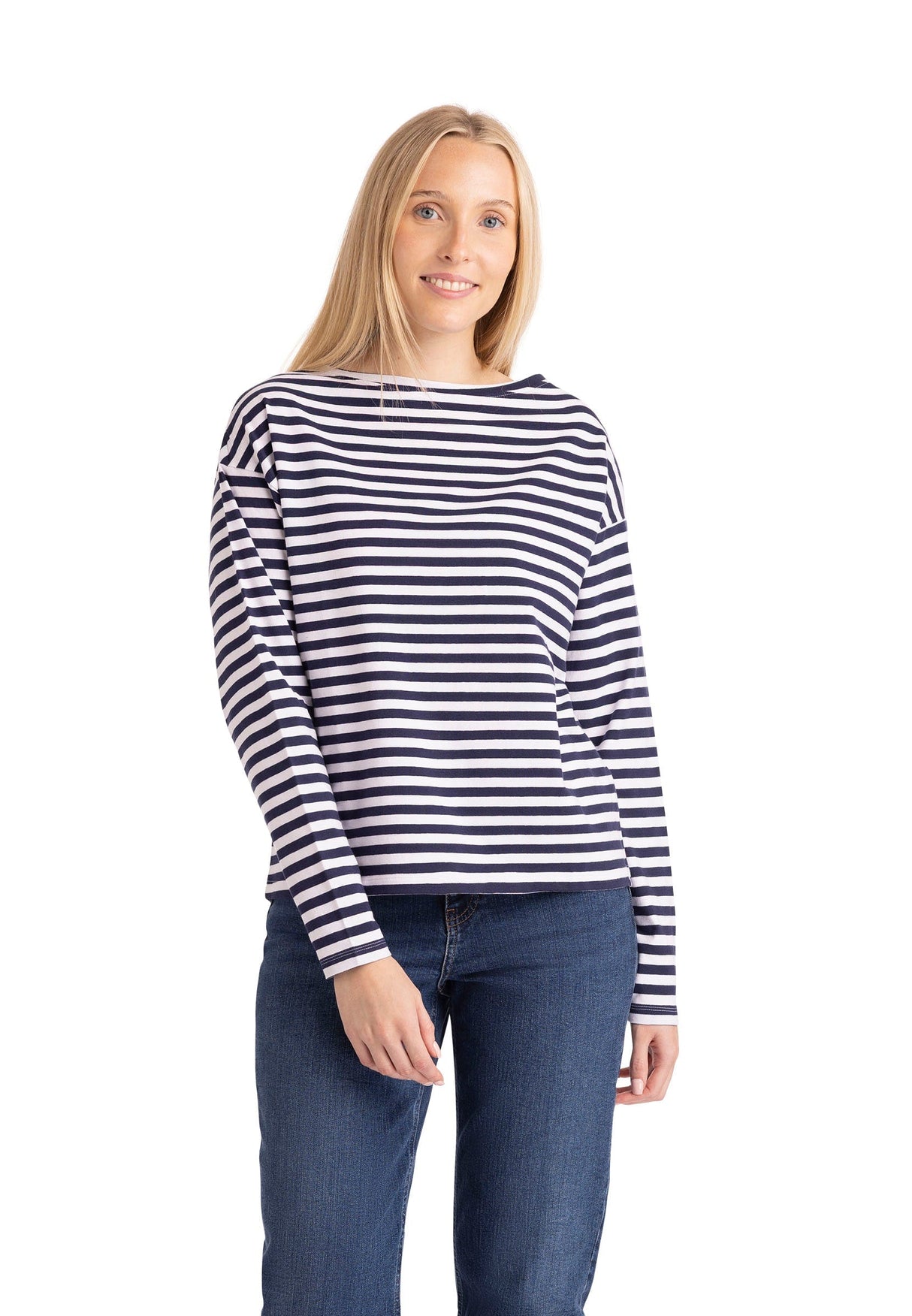 Thelma - Navy Stripe - Trespass