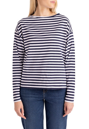 Thelma - Navy Stripe - Trespass