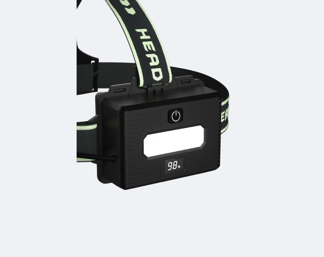 Extrem starke Stirnlampe 10.000 Lumens + Powerbank - Ignition