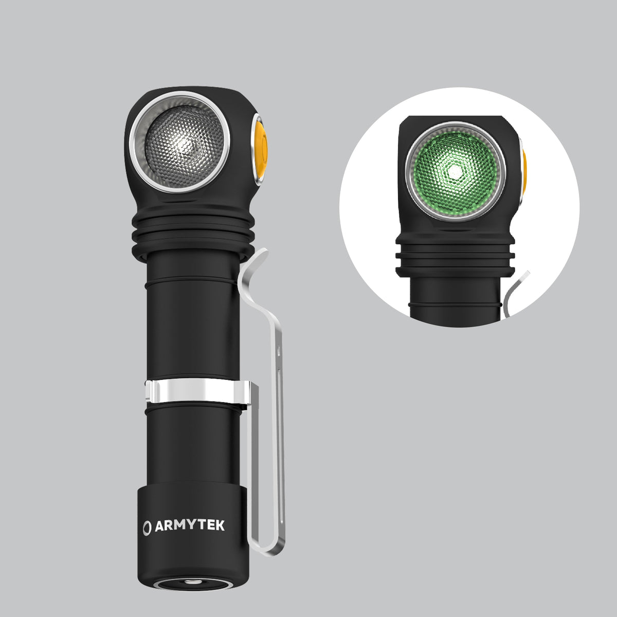 Wizard C2 WG Magnet USB - Weiß & Grün - 1100 lm & 400 lm - Armytek