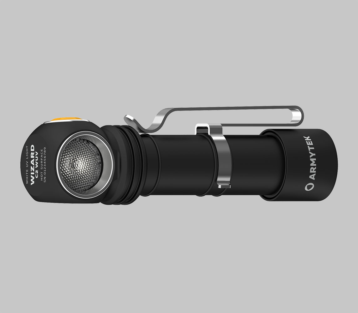 Wizard C2 WUV - Weiß & Ultraviolett - 1100 lm & 1595 mW (400 nm) - Armytek