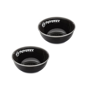 Petromax Emaille-Schalen Schwarz 2 Stück (16 – Petromax