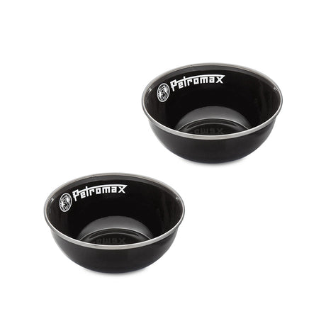 Petromax Emaille-Schalen Schwarz 2 Stück (16 – Petromax