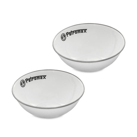 Petromax Emaille-Schalen Weiß 2 Stück – Petromax