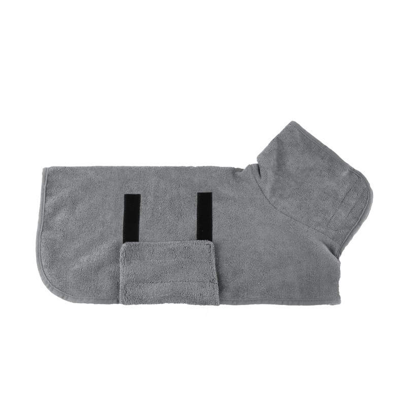 Hundevest - Trockenvest - Trockendecke Grau - HuntElite