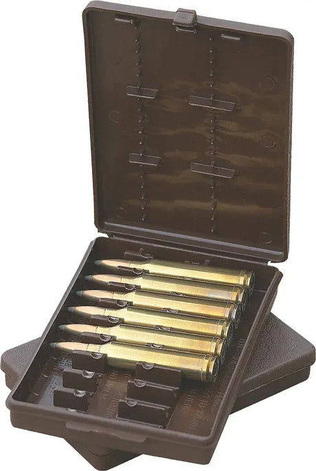 Patronenetui aus Hartplastik für 9 Patronenbox -.243-.375H&H - MTM